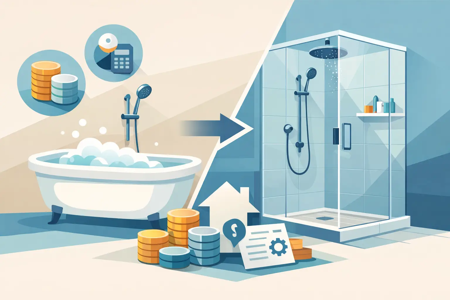 Tub to Shower Conversions Cost Explained