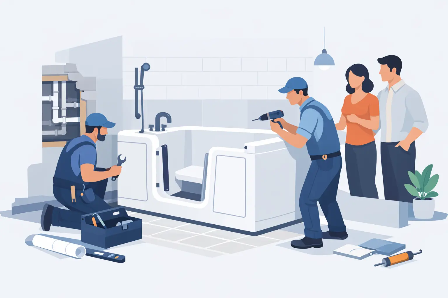 Walk In Bathtub Installation Explained