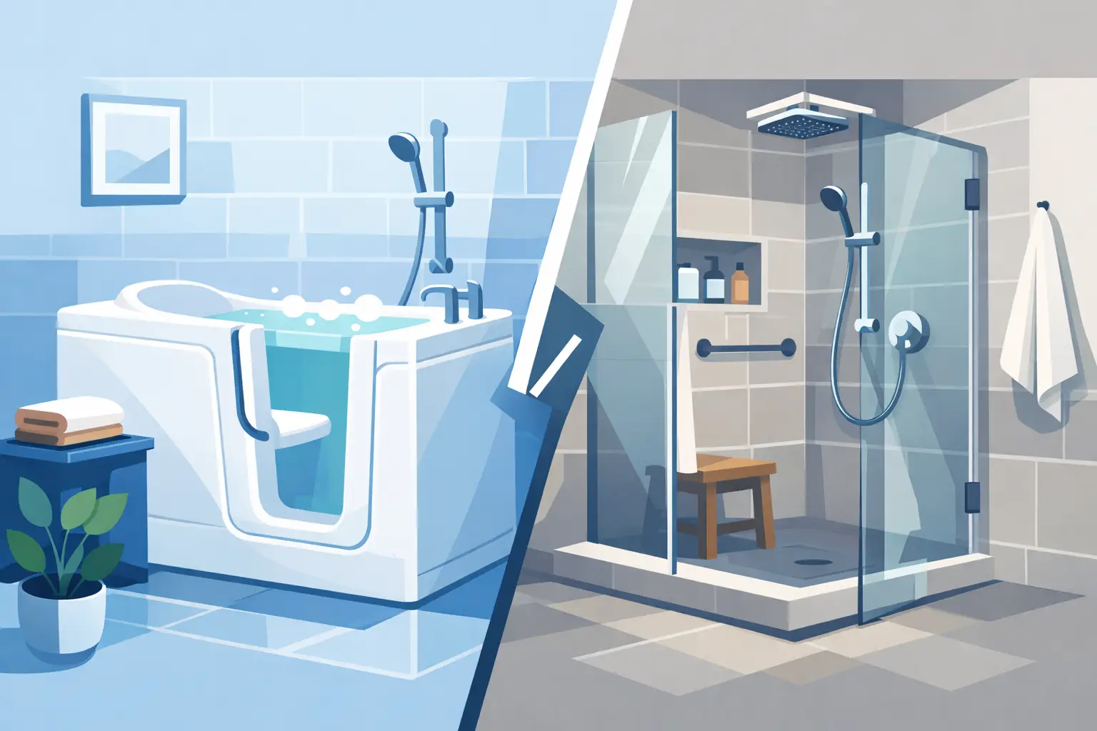 Walk In Tub Versus Shower: Which Fits Best?