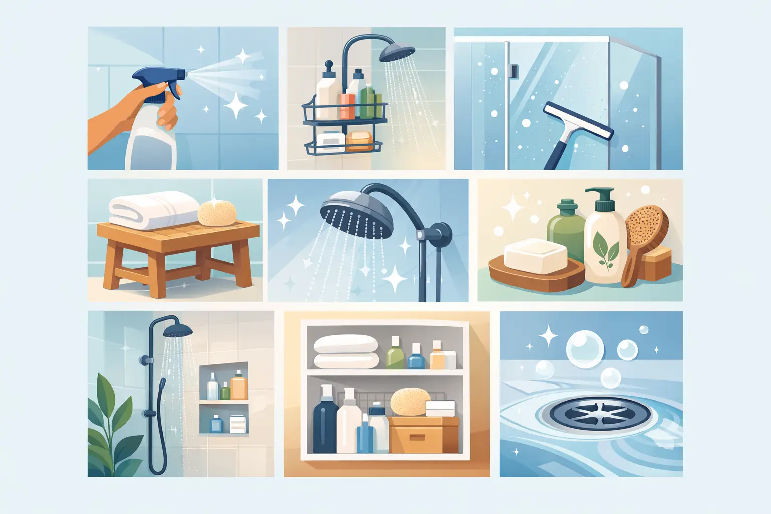 9 Easy Clean Shower Ideas That Last