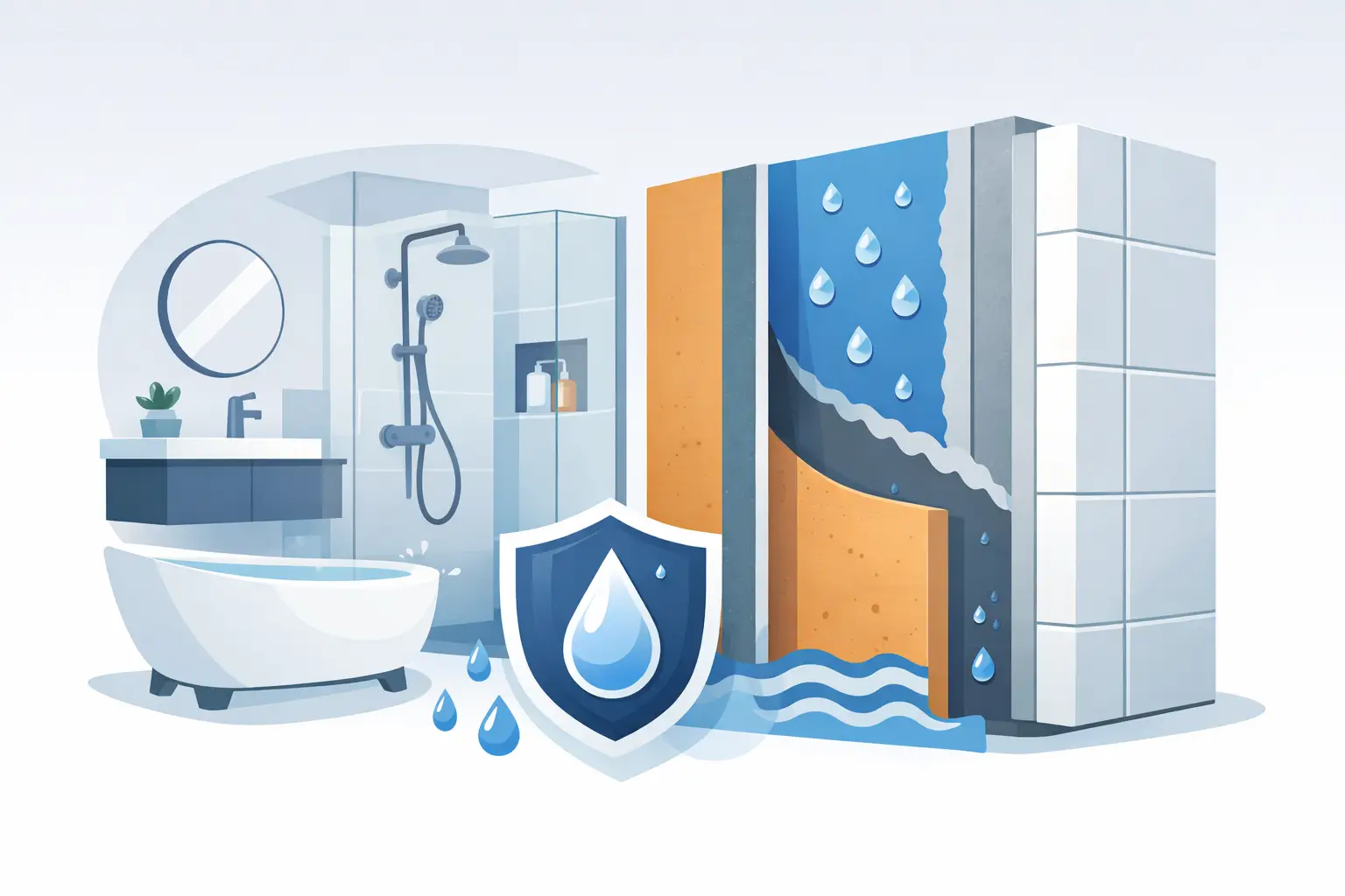 Waterproof Bathroom Wall Systems Explained