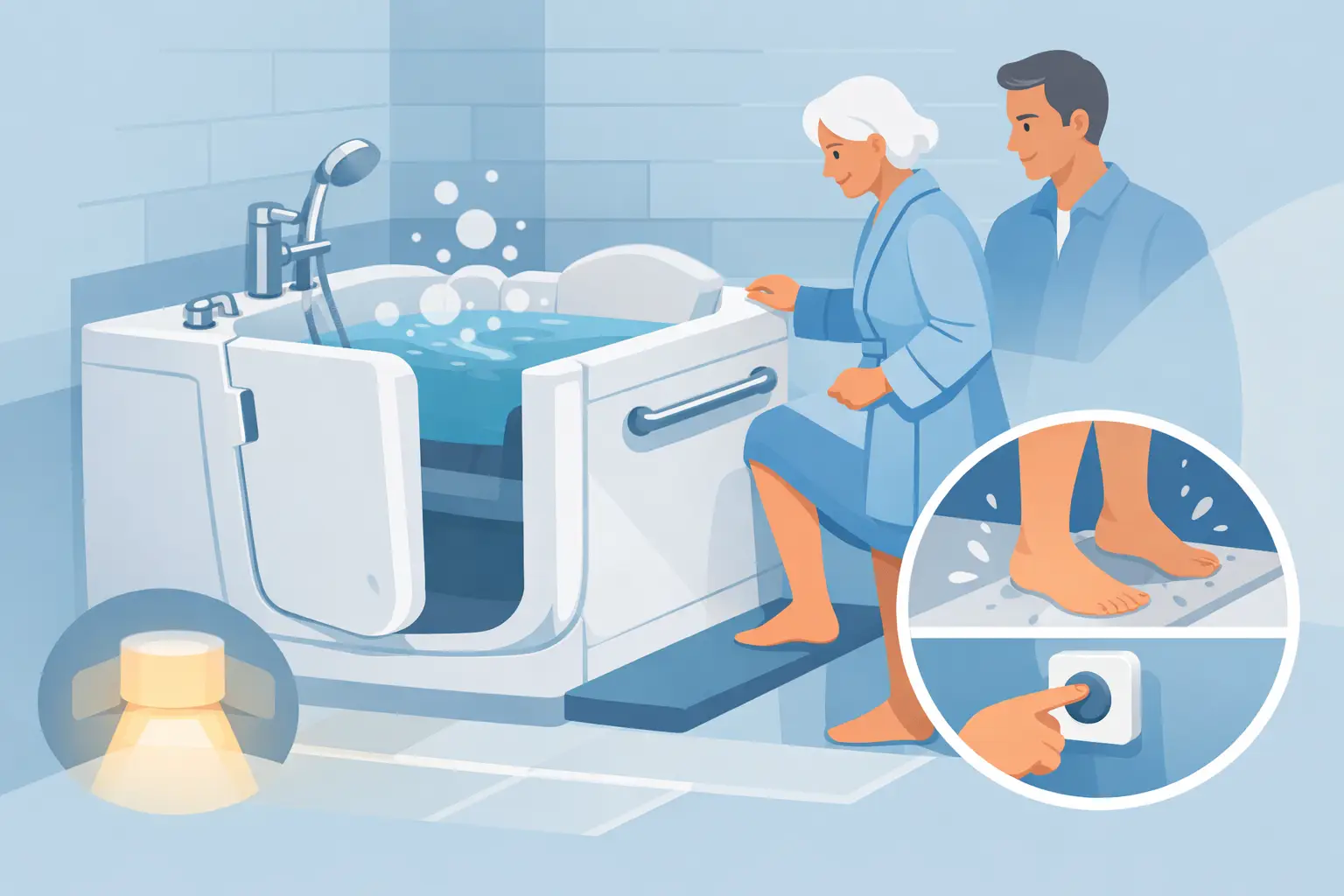 Best Walk-In Tub Features for Safer Bathing