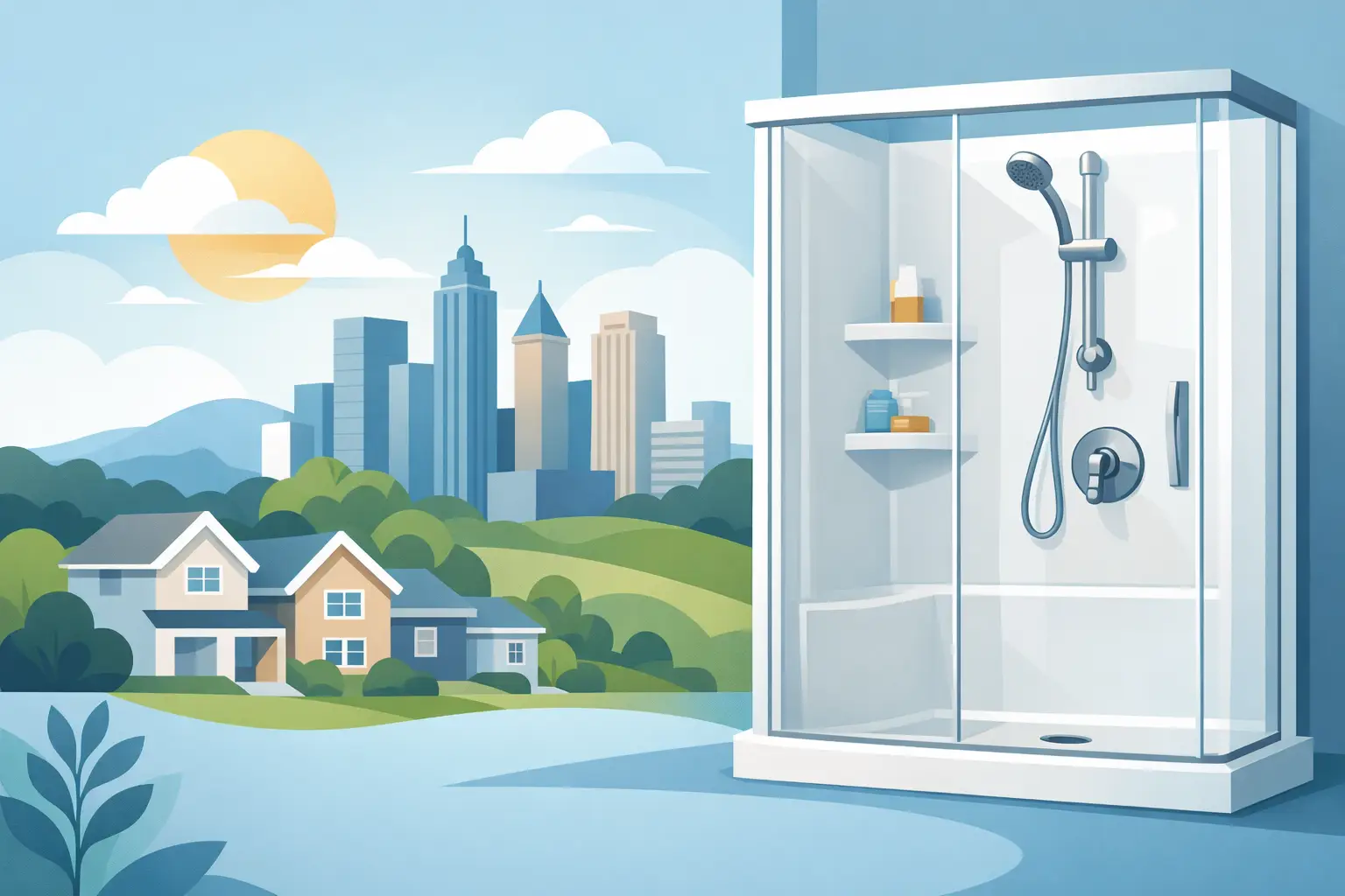 Acrylic Shower Systems Review for Atlanta Homes