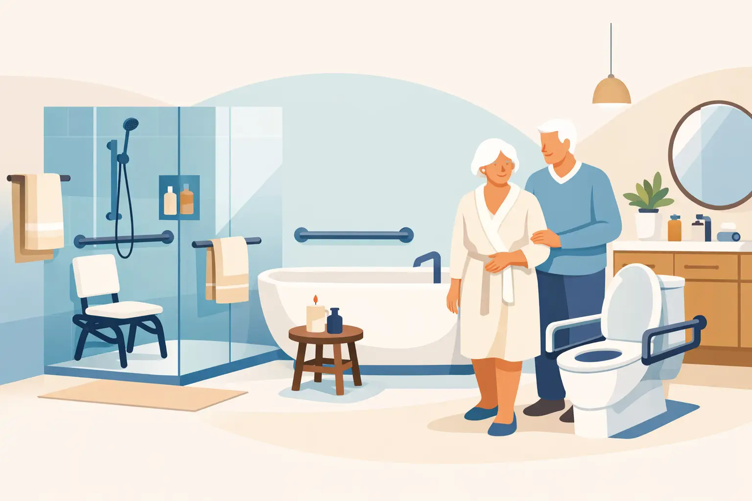 Bathroom Safety Trends for Seniors That Feel Luxurious