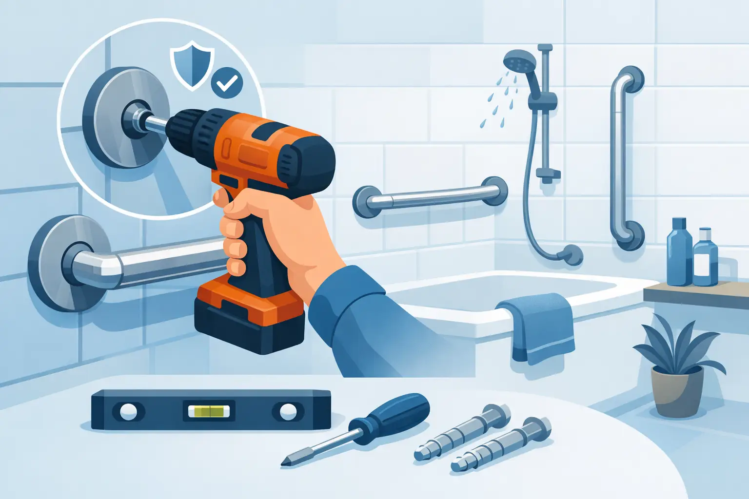 How to Install Grab Bars That Stay Secure