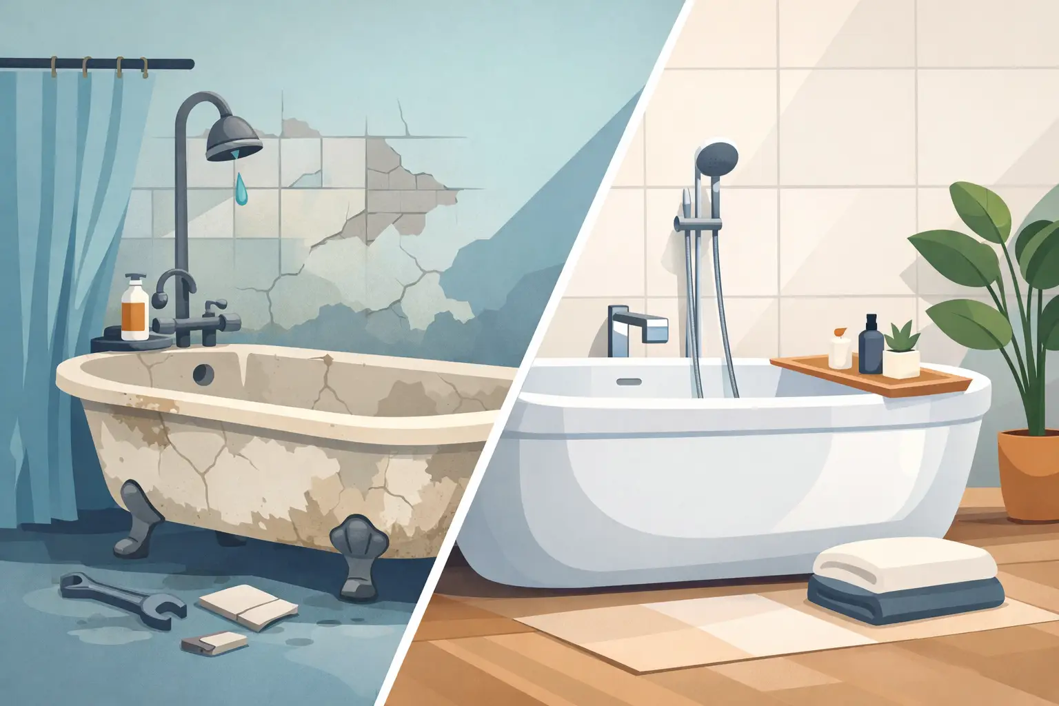 When to Replace an Old Bathtub in Your Home