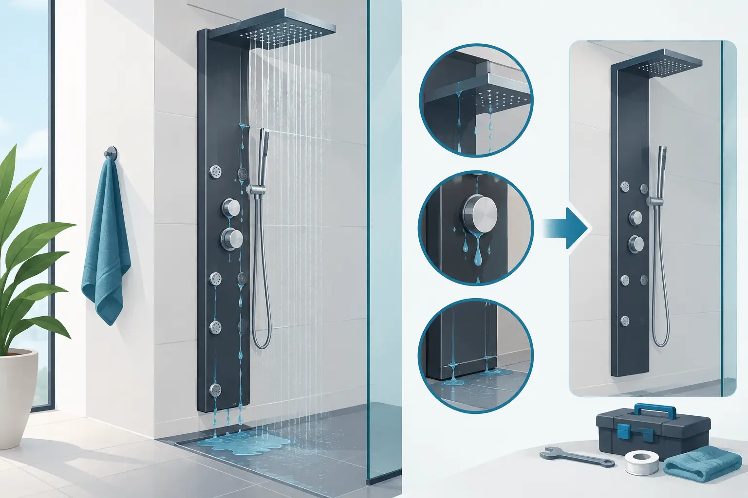 Why Shower Panels Leak and How to Stop It