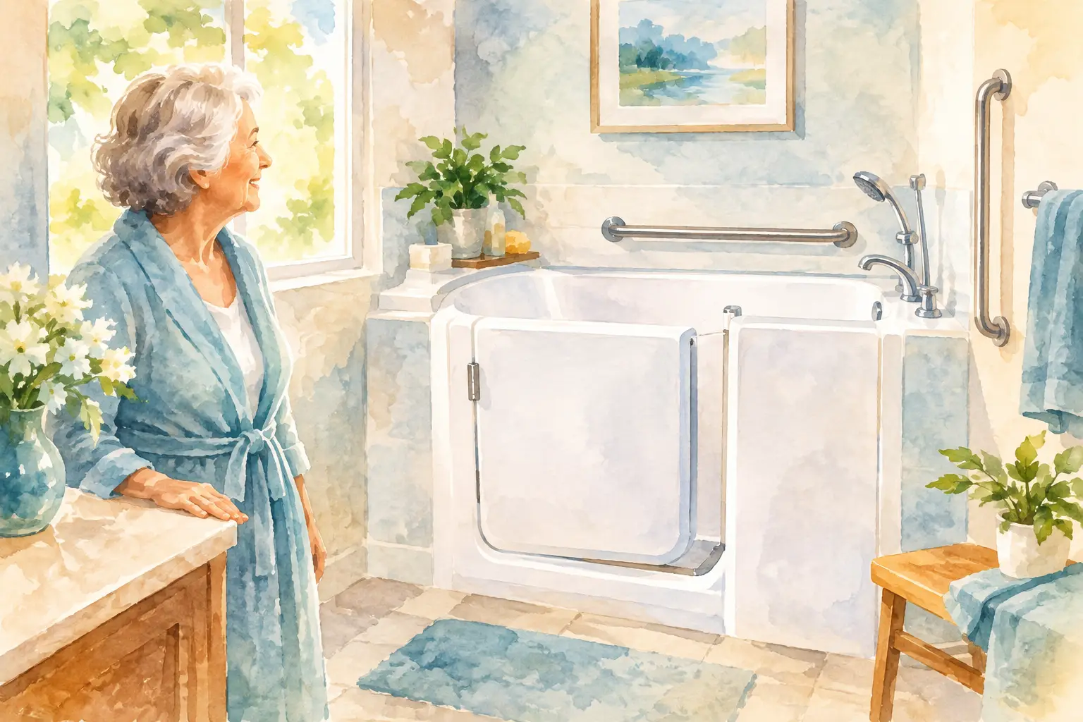 How to Convert a Bathtub for Seniors Safely