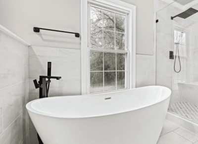 modern bath makeover services image